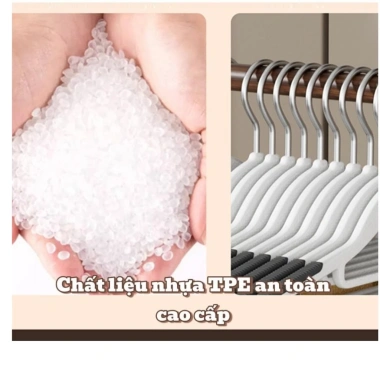 Combo 20 Móc Treo Quần Áo Dày Đa Năng - Chống Trượt, Đầu Móc Xoay 360 do, Phơi Thông Minh - Giá 35.760 VND 8