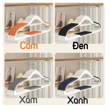 Combo 20 Móc Treo Quần Áo Dày Đa Năng - Chống Trượt, Đầu Móc Xoay 360 do, Phơi Thông Minh - Giá 35.760 VND 9