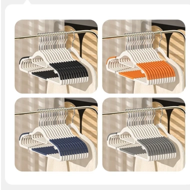 Combo 20 móc treo quần áo GONHOUSE chống trượt, xoay 360 đa năng, nhựa cao cấp bền bì - Giá chỉ 44.000₫ 3 Combo 20 móc treo quần áo GONHOUSE chống trượt, xoay 360 đa năng, nhựa cao cấp bền bì - Giá chỉ 44.000₫ 3