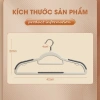 Combo 20 móc treo quần áo GONHOUSE chống trượt, xoay 360 đa năng, nhựa cao cấp bền bì - Giá chỉ 44.000₫ 9