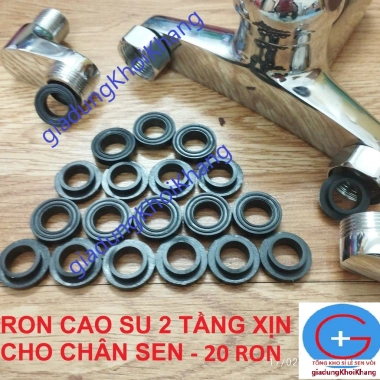 Combo 20 ron 2 tầng cao su, gắn tường, dùng cho sen tắm nóng lạnh – giảm còn 50.000₫ 2 Combo 20 ron 2 tầng cao su, gắn tường, dùng cho sen tắm nóng lạnh – giảm còn 50.000₫ 2