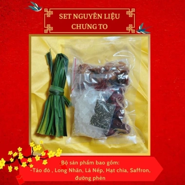 Combo 20 set Nguyên liệu Cung Đình chưng yến và Saffron Giá 110.000 VNĐ ưu đãi
