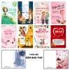 Combo 20 thiệp gập 8/3 20/11 20/10 Best Wishes dày cứng cáp 10x15 cm kèm phong bì