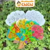 Combo 20 thiệp hoa thủ công tô màu cho bé - Thiệp viết lời chúc 20/10 20/11 8/3 - Giá 30.000, giảm còn 24.000