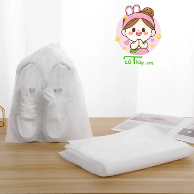 Combo 20 Túi Đựng Giày Dép, Quần Áo Dùng 1 Lần, Dây Rút Tiện Du Lịch - 18.000 VND