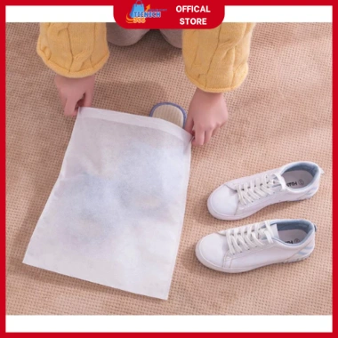 Combo 20 Túi Vải Đựng Giày Dép Dây Rút 30x37cm Tiện Lợi Giá 15.000 VND