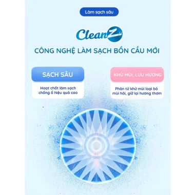 Combo 20 viên CleanZ Aikomi - Khử mùi, diệt khuẩn, làm thơm bồn cầu 6