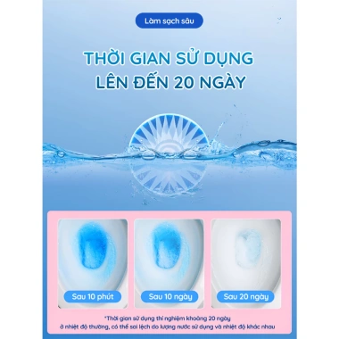 Combo 20 viên CleanZ Aikomi - Khử mùi, diệt khuẩn, làm thơm bồn cầu 7