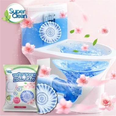 Combo 20 Viên Sạch + 4 Viên và 1 Chai Sạch Bồn Cầu Super Clean - Giảm giá MPS 2