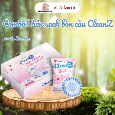 Combo 20 viên thả bồn cầu CleanZ giảm mảng bám diệt khuẩn khử mùi hôi 99.000 VND 10