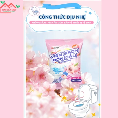 Combo 20 Viên Thả Bồn Cầu GETO - Diệt khuẩn thơm mát tẩy mảng bám khử mùi lâu 9 Combo 20 Viên Thả Bồn Cầu GETO - Diệt khuẩn thơm mát tẩy mảng bám khử mùi lâu 9