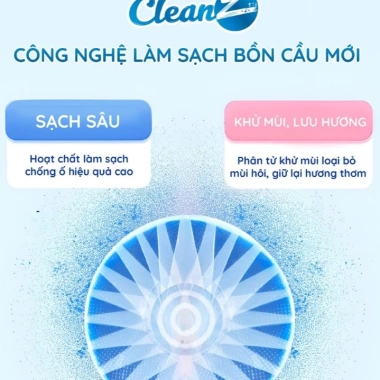 Combo 20 viên thả bồn cầu GETO - Khử mùi, tẩy sạch, chai xanh thơm mát, đặt toilet chỉ 82.000₫