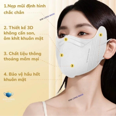 Combo 200 Cái Khẩu Trang 9A July Mask 5 Lớp Kháng Khuẩn Chống UV Dành Cho Mặt To Giá 140.000 VND 6