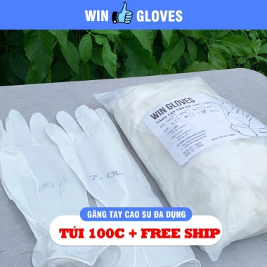 Combo 200 Túi + Găng Tay Cao Su Trắng Nitrile Chuyên Dụng - Giá 180.000₫ 4