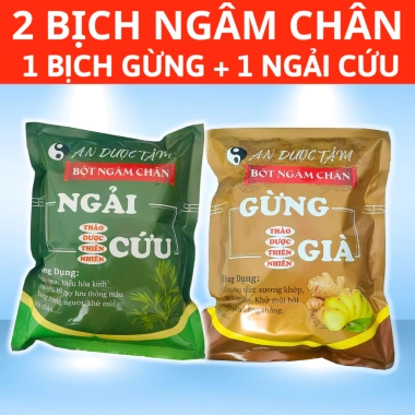 Combo 200 Túi Lọc Ngâm Chân An Dược – 100 Túi Ngải Cứu + 100 Túi Gừng Già – Giảm Đau Xương Khớp 169.000₫ 9