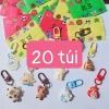 Combo 20/30/50 Túi Mù Móc Khóa Charm Hoạt Hình Siêu Dễ Thương - Quà Tết Vui Nhộn Cho Bé 10