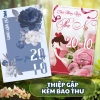 Combo 20thiep Thiệp 20/10 20/11 8/3 Best Wishes dày cứng gập 10x15 cm kèm phong bì Giá 24.000₫ 7