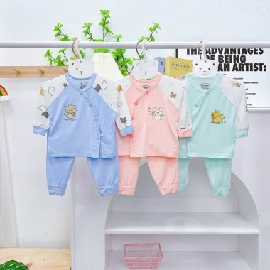 Combo 2/3/5 Bộ Sơ Sinh Khuy Cài Chéo 5 Màu Pha Cho Bé Trai và Bé Gái 99.000 2 Combo 2/3/5 Bộ Sơ Sinh Khuy Cài Chéo 5 Màu Pha Cho Bé Trai và Bé Gái 99.000 2