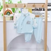 Combo 2/3/5 Bộ Sơ Sinh Khuy Cài Chéo 5 Màu Pha Cho Bé Trai và Bé Gái 99.000 3