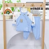 Combo 2/3/5 Bộ Sơ Sinh Khuy Cài Chéo 5 Màu Pha Cho Bé Trai và Bé Gái 99.000 5