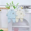 Combo 2/3/5 Bộ Sơ Sinh Khuy Cài Chéo 5 Màu Pha Cho Bé Trai và Bé Gái 99.000 8