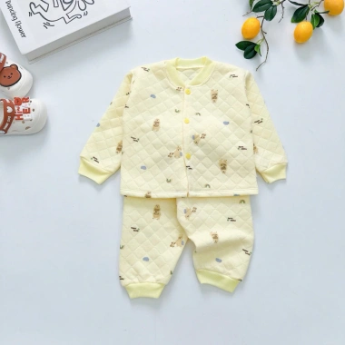 Combo 2/3/5 Bộ Xốp Dài Tay Trần Bông 5 Màu Dành Cho Bé Trai & Bé Gái Giá 81.926₫