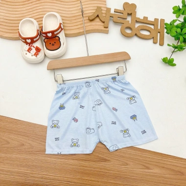 Combo 2/3/5 Quần Đùi Thun Lạnh 5 Màu In Hoạ Tiết Thoáng Mát Thoải Mái Bé 49.500 VND