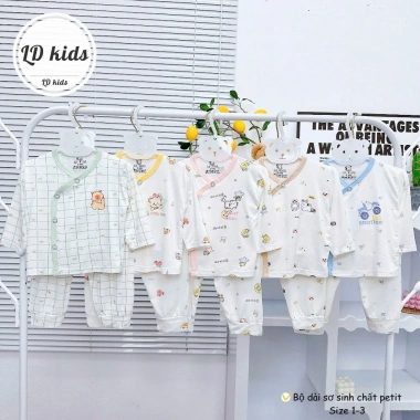 Combo 2/3/5 Set Thu Đông Petit Dài Tay Ấm Áp Giá 85.500đ Giảm Sốc 2
