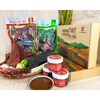 ComBo 250g Trâu + 250g Lợn Gác Bếp Tân Loan Foods - Chỉ 345.000đ, thơm ngon 3