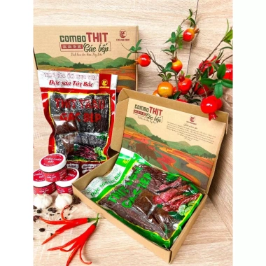 ComBo 250g Trâu + 250g Lợn Gác Bếp Tân Loan Foods - Chỉ 345.000đ, thơm ngon 7
