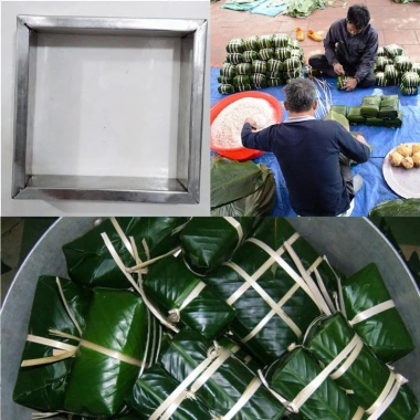 Combo 2/5/10 cái Khuôn Bánh Chưng Inox Cao Cấp Bền Bỉ Tùy Chọn Phân Loại 38,250₫