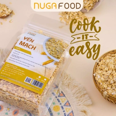 Combo 2kg Hạt Yến Mạch Cán Dẹt Nhập Khẩu Úc NUGAFOOD – Oatmeal, Oatnight Ăn Kiêng Giá 225.890₫