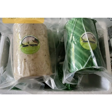 Combo 2kg Lá chuối giả - Gói chả lụa, nem chua, bánh giò, giá chỉ 220.000đ 5