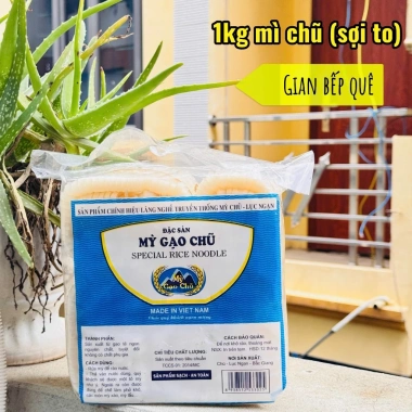 Combo 2kg Mì Chũ Bắc Giang Loại 1 - Sợi Nhỏ, Sợi To, Dẻo Thơm, Không Chất Tẩy, Đặc Sản Làng Nghề - Giá 148.500₫ 2