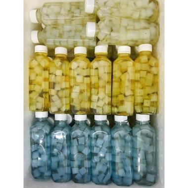 Combo 2Kg Thạch Dừa Thô Ép Khô Size 15Li - Tặng Hương Vải & Hạt Chia, Giá 132k