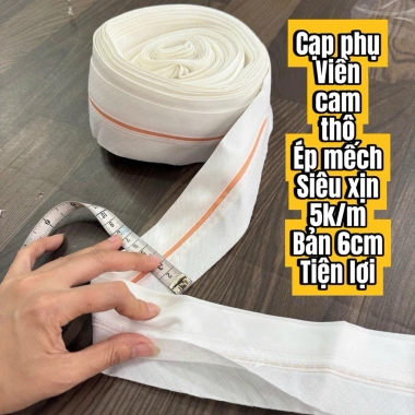 Combo 2m Cạp Quần + Phụ Liệu Cạp Viền Sẵn Chất Thô Siêu Xịn - Giá 10.000₫