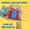 Combo 3 1kg Láp Xương Tôm và Trứng Muối Truyền Thống - Giá ưu đãi 169.000 VND