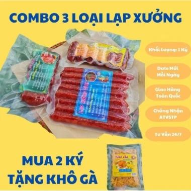 Combo 3 1kg Láp Xương Tôm và Trứng Muối Truyền Thống - Giá ưu đãi 169.000 VND