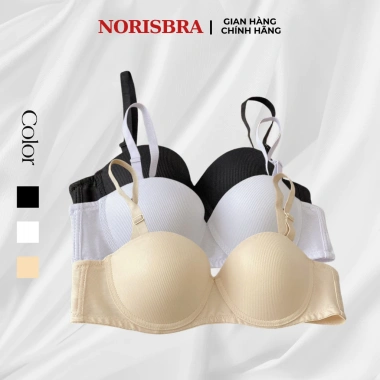 Combo 3 Áo Ngực Gọng Cotton Thoáng Mát - Bra Mút Mỏng Nâng Ngực AMYBRA A824 274k