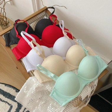 Combo 3 Áo Ngực Gọng Cotton Thoáng Mát - Bra Mút Mỏng Nâng Ngực AMYBRA A824 274k