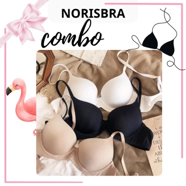 Combo 3 Áo Ngực Gọng Su Mềm Mại Cup V Nâng Ngực Quyến Rũ Amybra A522 - 355.000đ
