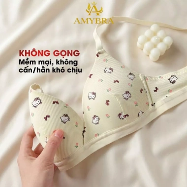 Combo 3 Áo Ngực Không Gọng Mút Liền Cotton Họa Tiết Dễ Thương Giá Chỉ 245.000 VND 9 Combo 3 Áo Ngực Không Gọng Mút Liền Cotton Họa Tiết Dễ Thương Giá Chỉ 245.000 VND 9