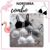 Combo 3 Áo Ngực Nữ Không Gọng Cotton Thoáng Mát - Set 3 Áo Lót Mút Mỏng Quai 3 Nấc Cài AMYBRA A838 Giá 220k 10