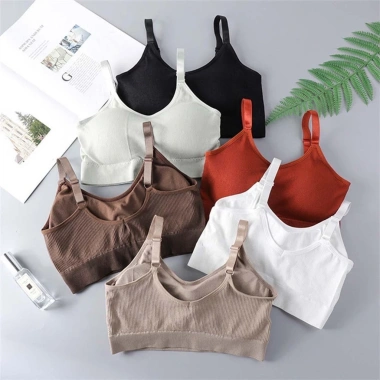 Combo 3 Áo Thể Thao Cotton Co Giãn Thoáng Khí + 3 Áo Bra Mút Mỏng Ôm Ngực Êm Ái AMYBRA B1.182 - 158.000 VND