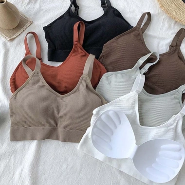 Combo 3 Áo Thể Thao Cotton Co Giãn Thoáng Khí + 3 Áo Bra Mút Mỏng Ôm Ngực Êm Ái AMYBRA B1.182 - 158.000 VND
