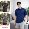 Combo 3 Áo thun nam cổ trụ ép vân, thun lạnh co giãn mềm mát - Giá chỉ 200.000đ 10