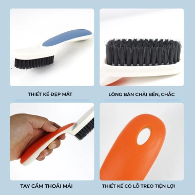 Combo 3 Bàn Chải Cọ Giầy Dép Mini - Tiện lợi, chà sạch vết bẩn nhanh, 23.422₫ 6