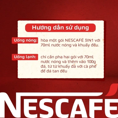 Combo 3 Bịch Cà Phê Hòa Tan NESCAFÉ Vị Rang Đậm 46 Gói – Đậm Thơm Hoàn Hảo, Giá 505.000₫