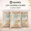 Combo 3 Bịch Lót Chuồng Gà Rutin Cùi Bắp - Khử Mùi Hôi, Thấm Hút Tốt, Dễ Dọn
