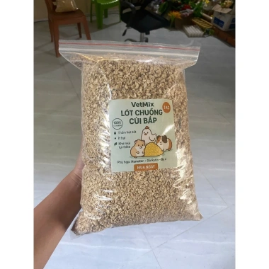 Combo 3 Bịch Lót Chuồng Gà Rutin Cùi Bắp - Khử Mùi Hôi, Thấm Hút Tốt, Dễ Dọn 2